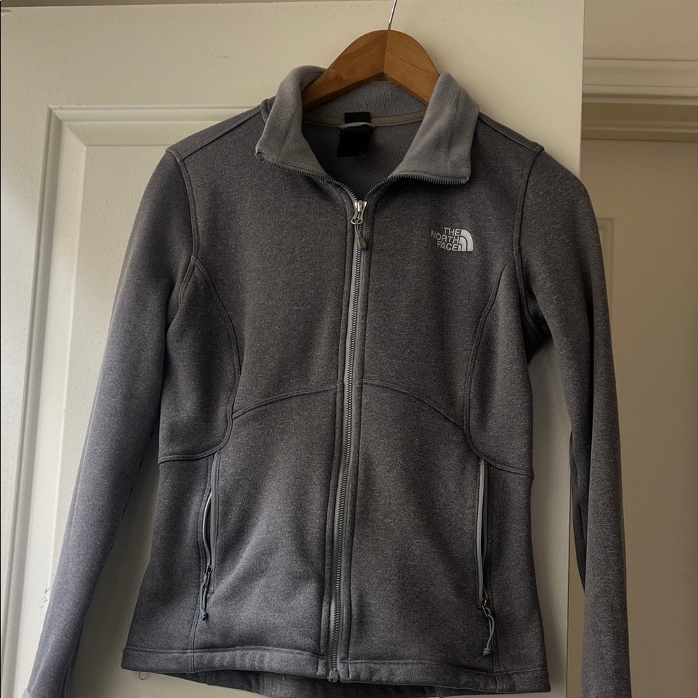 The North Face Women’s Gray Full Zip Fleece Jacket Size Small